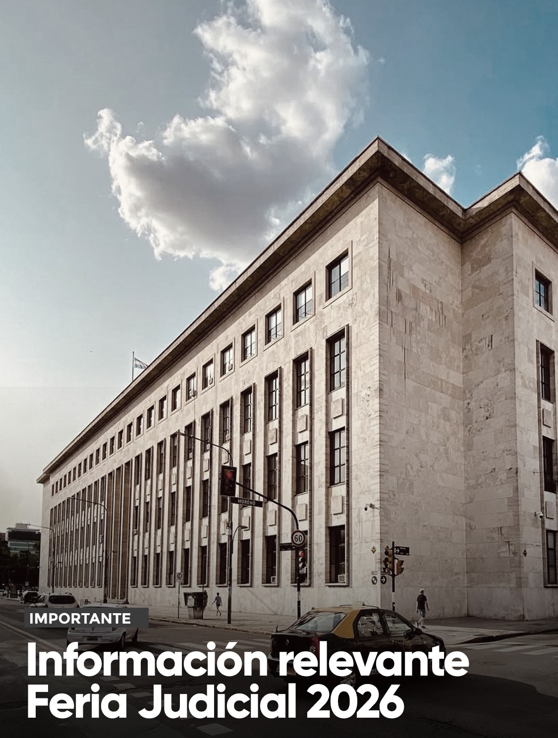 INFORMACION RELEVANTE FERIA JUDICIAL ENERO 2026